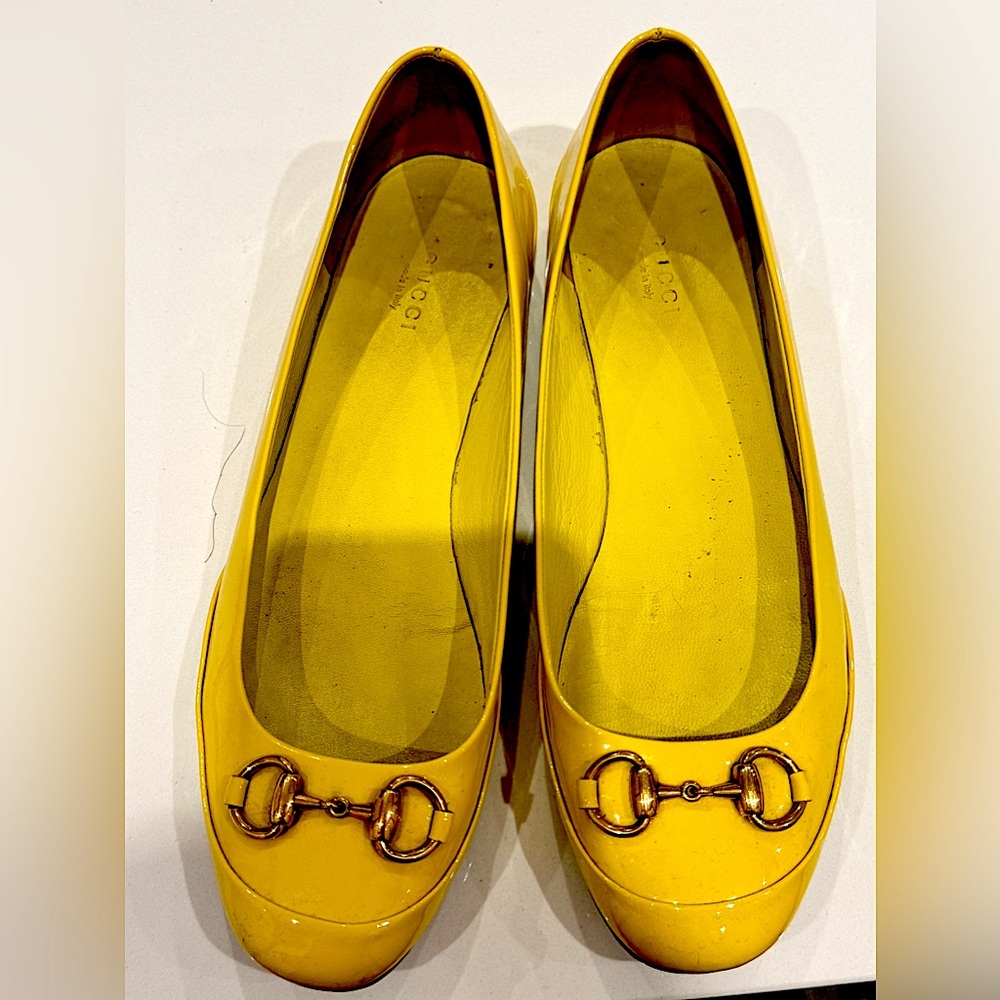 Authentic ballerina flats pre-Owned Gucci shoes, size 40